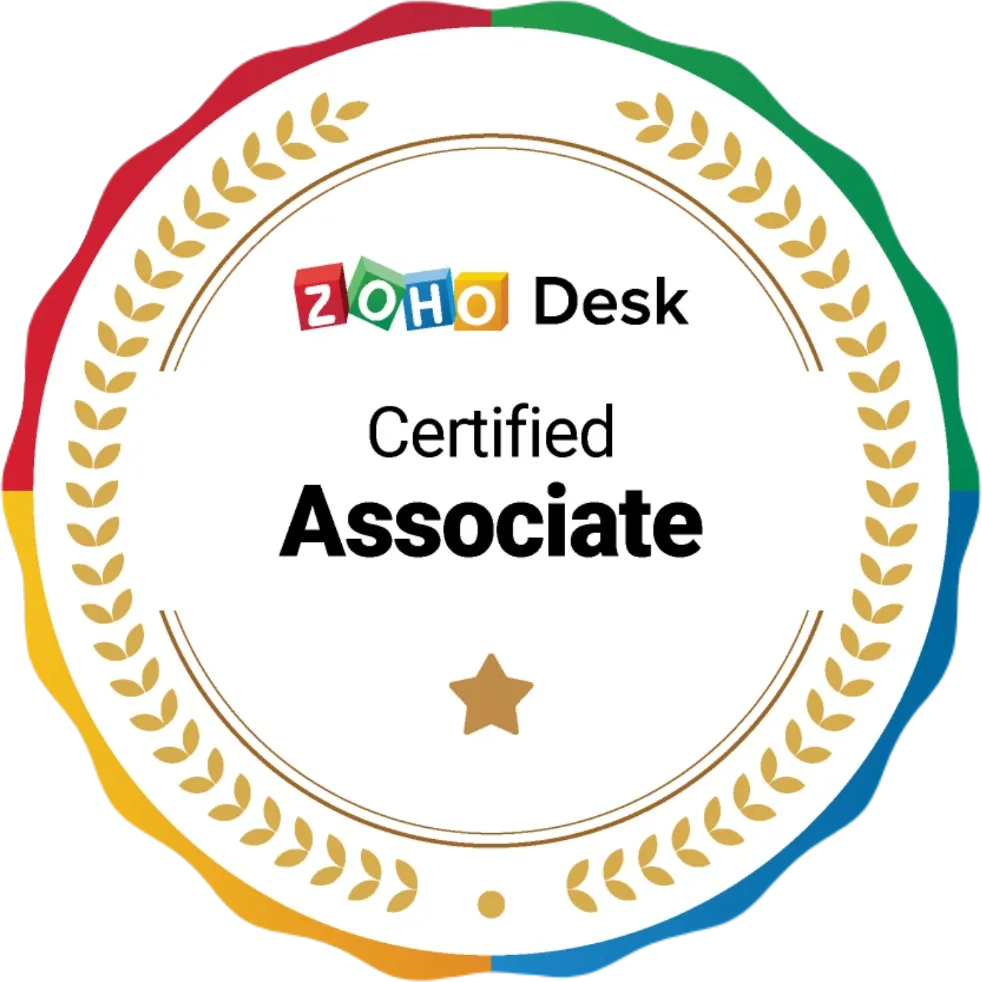 zoho desk certified associate